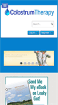 Mobile Screenshot of colostrumtherapy.com